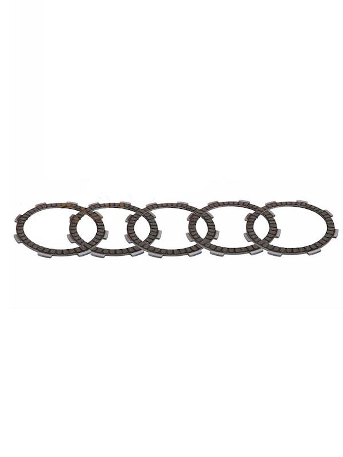 DEBRİYAJ BALATASI CBF 150 - YBR - CG - 250 CHOPPER [5" Lİ SET] ASK